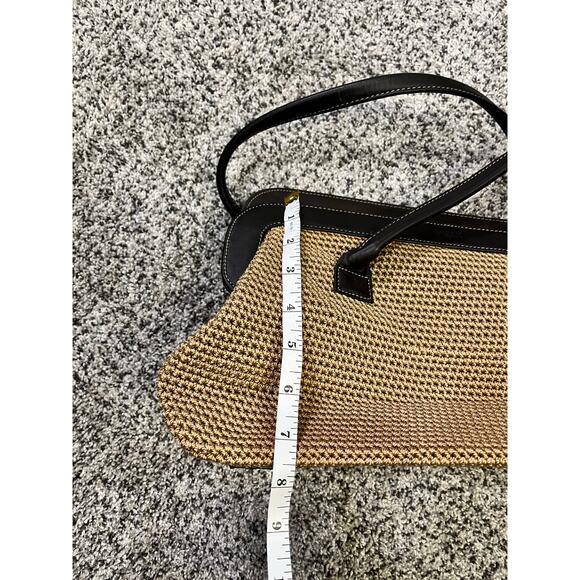 The Sak Elliot Luca Crocheted Handbag Purse Shoulder Bag, Beige Brown‎ Boho - Picture 7 of 9